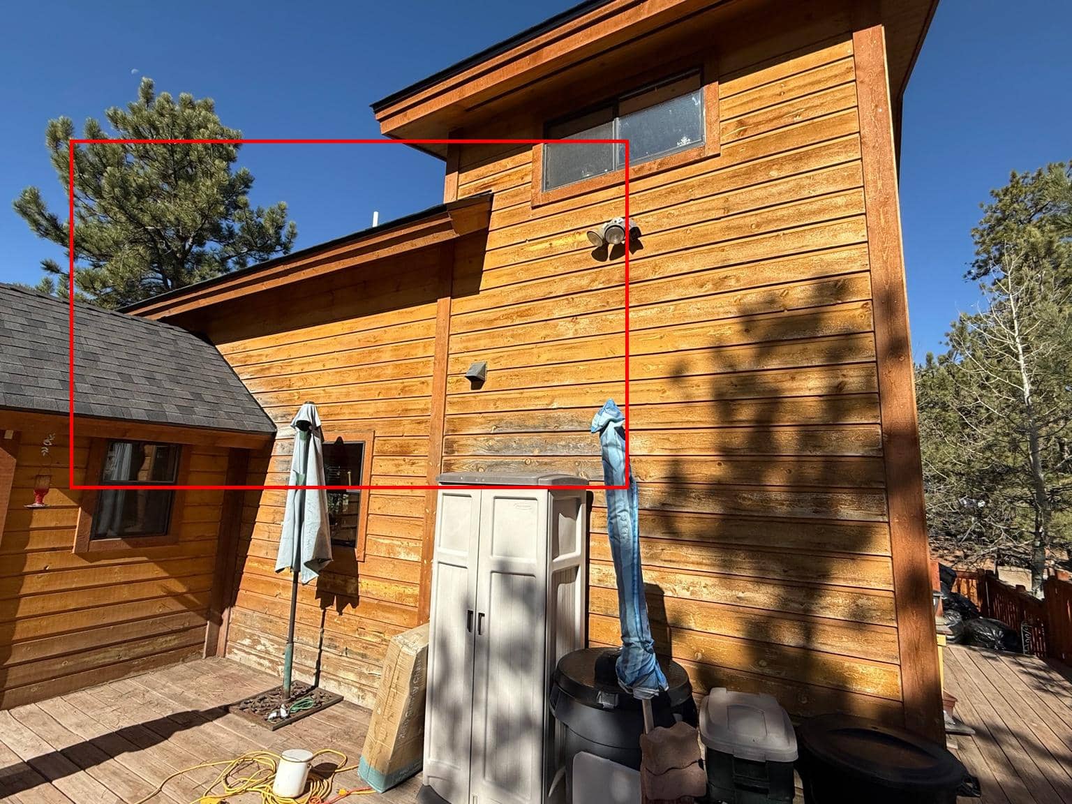 Winter Log Home Maintenance in Breckenridge, Summit County