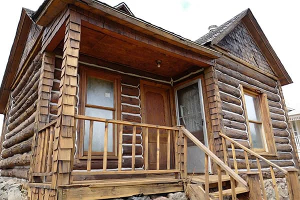 Historic Log Home Restoration in Teller County, Colorado - After restoration