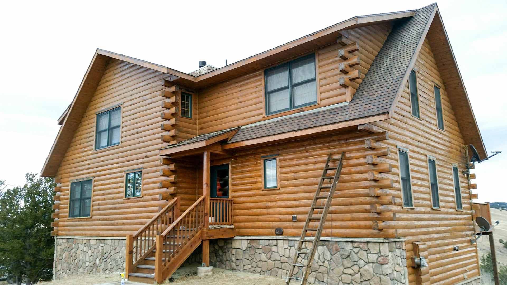 Park County log home maintenance protecting property value in Alma and Jefferson Colorado