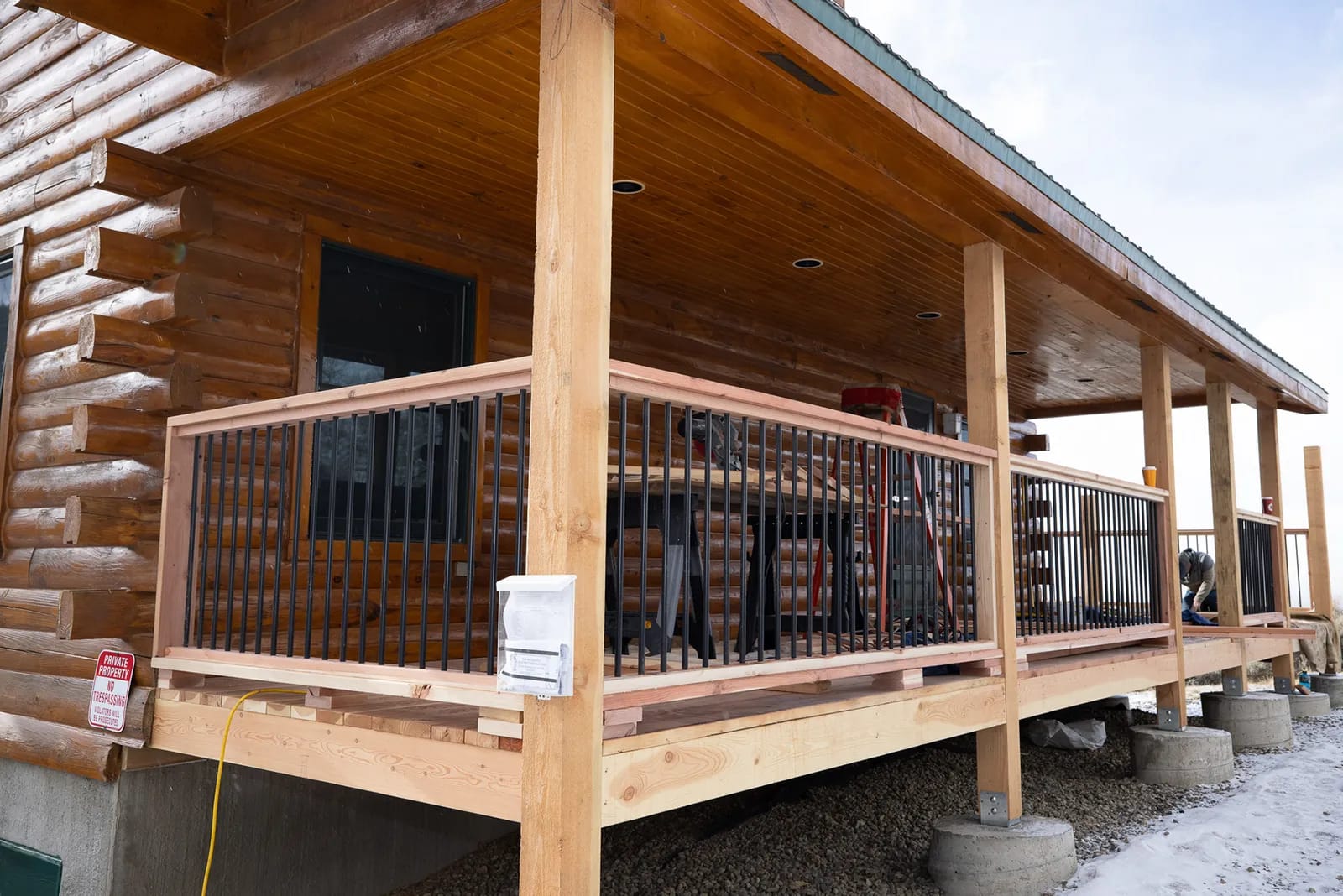 Professional log home restoration services in Colorado Springs, El Paso County Colorado