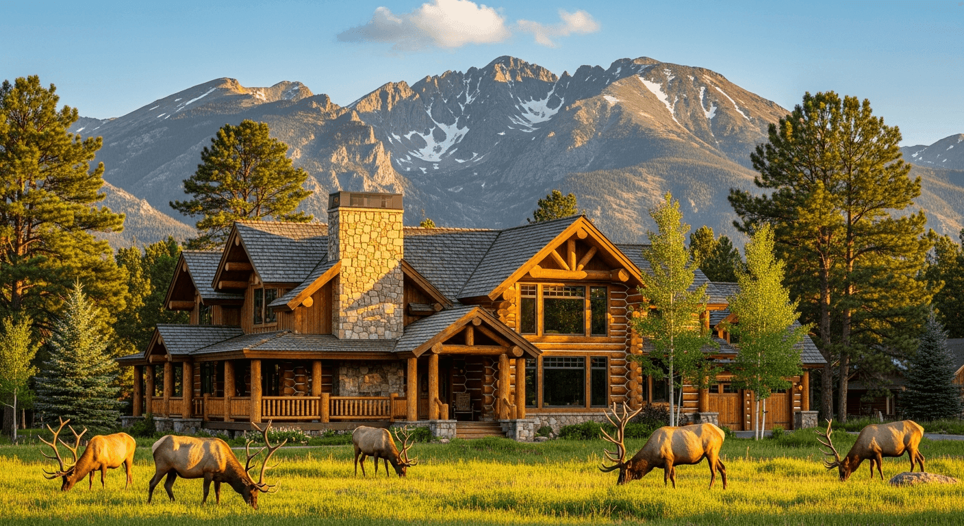Log home restoration services in Larimer County Colorado near Estes Park and Rocky Mountain National Park