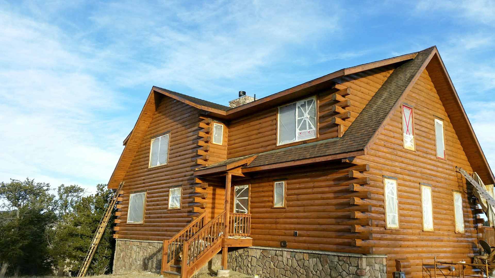 log home maintenance